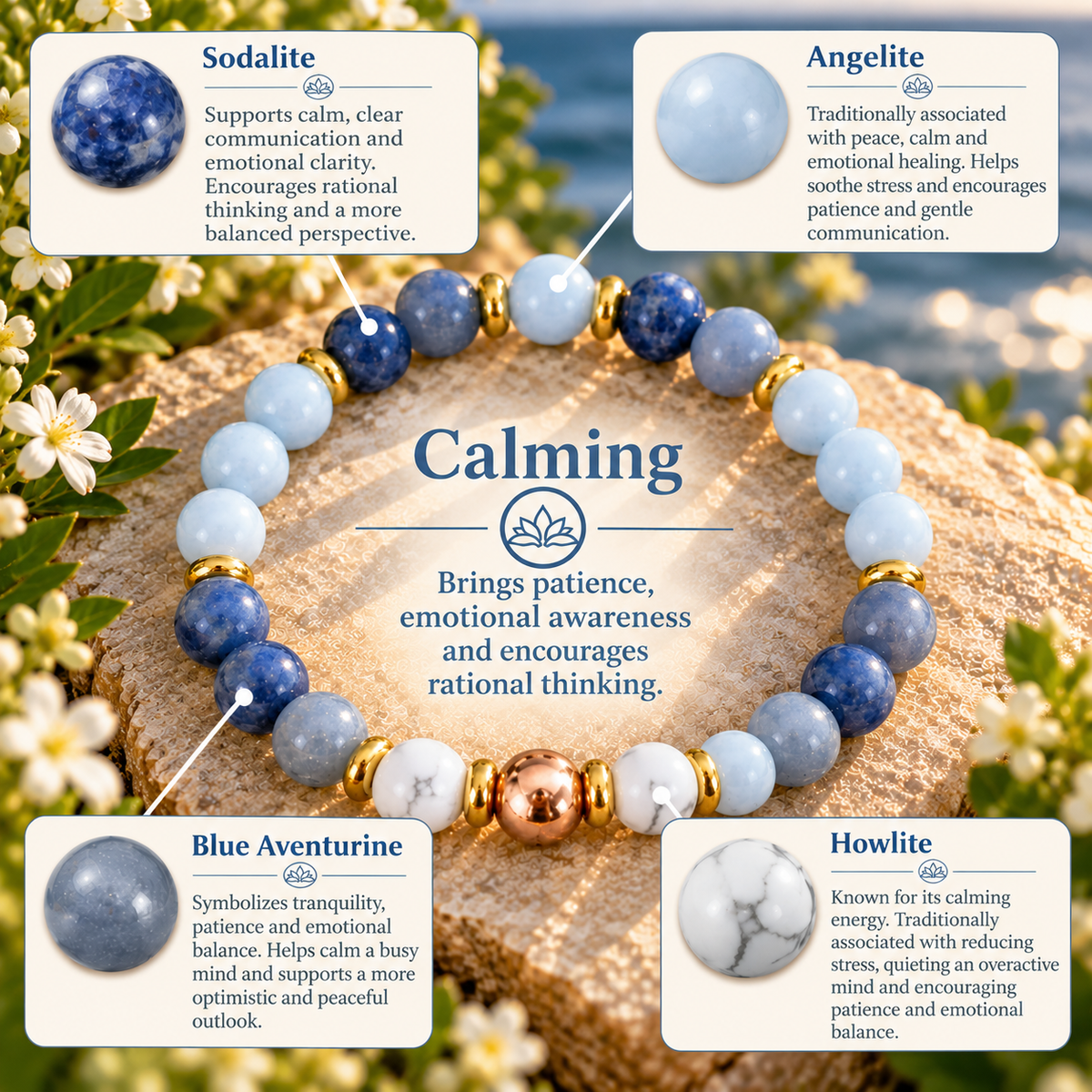 Calming – Peace & Tranquility Bracelet