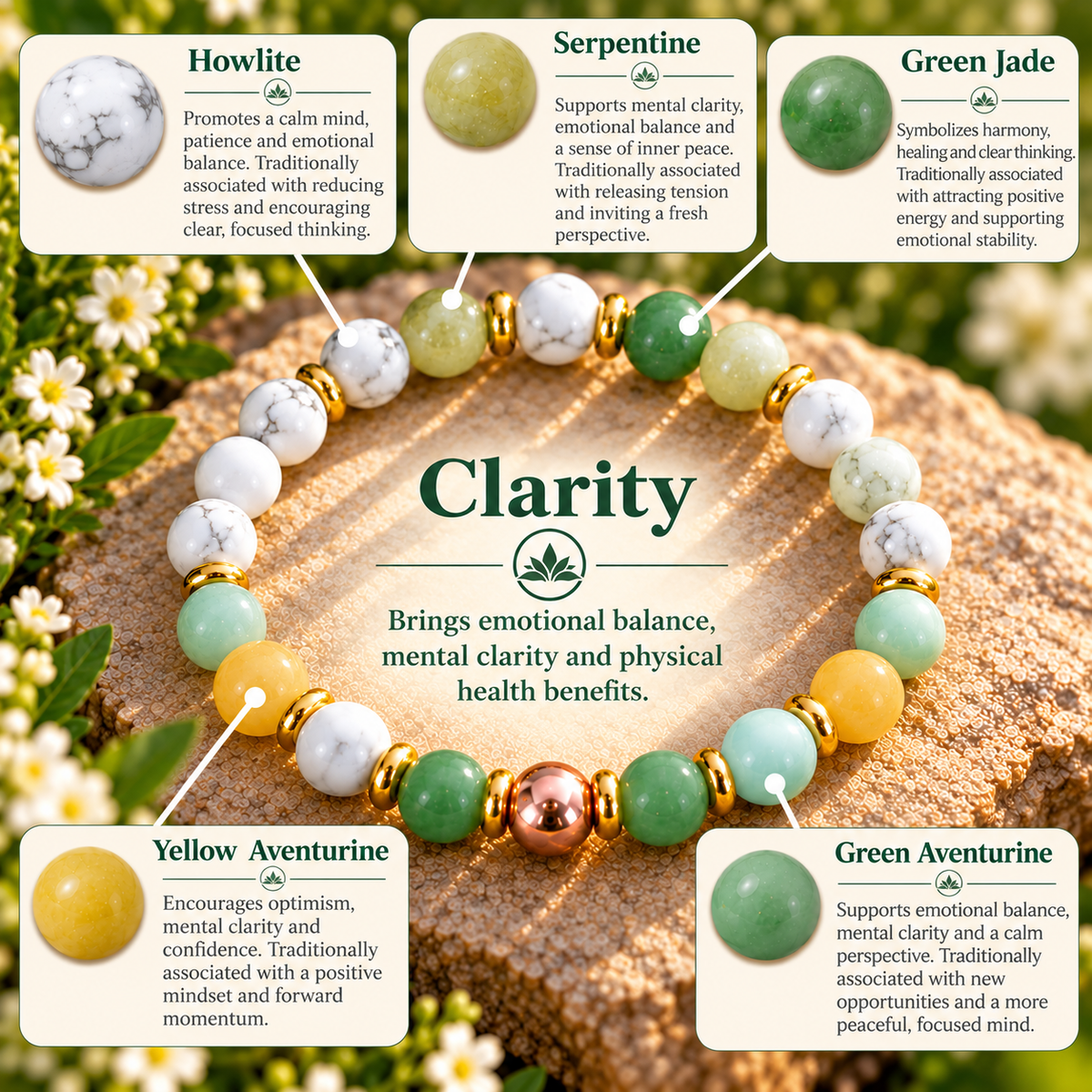 Clarity – Clear Thinking & Inner Balance Bracelet