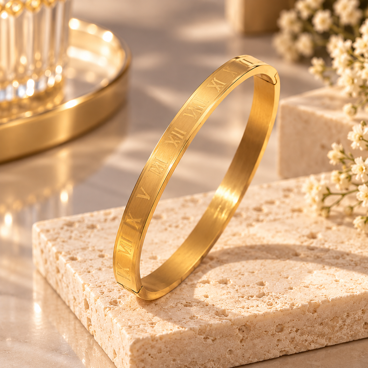 Roman Numeral Bangle