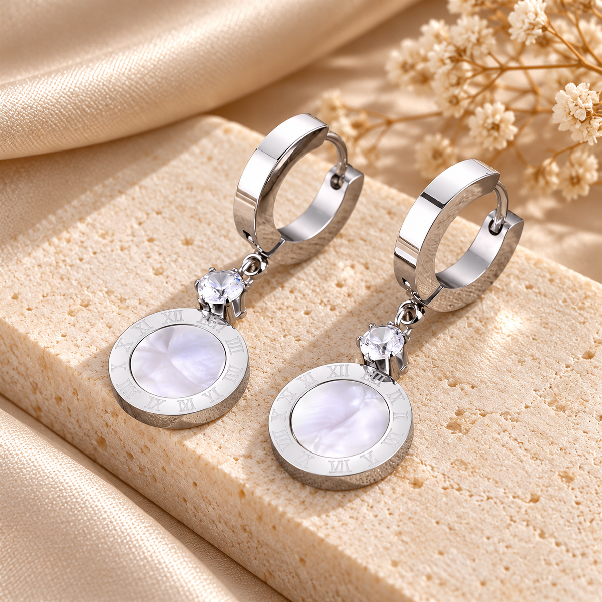Luminou Halo Drop Earrings