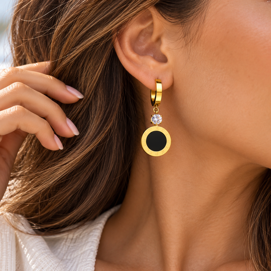 Luminou Halo Drop Earrings