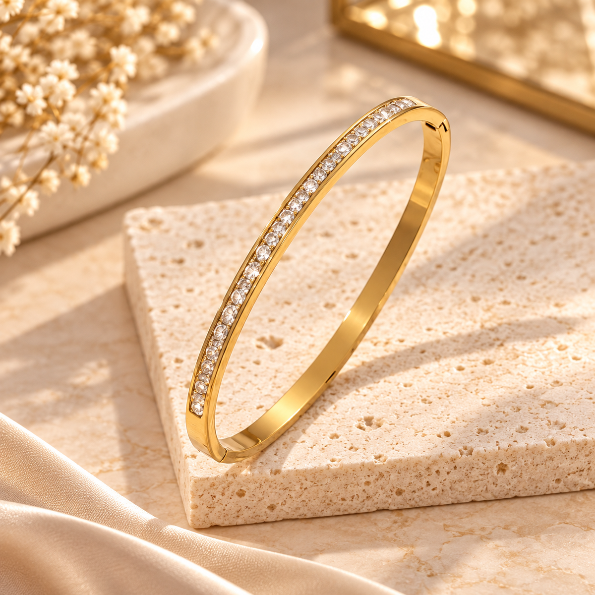 Sparkling Zirconia Bangle