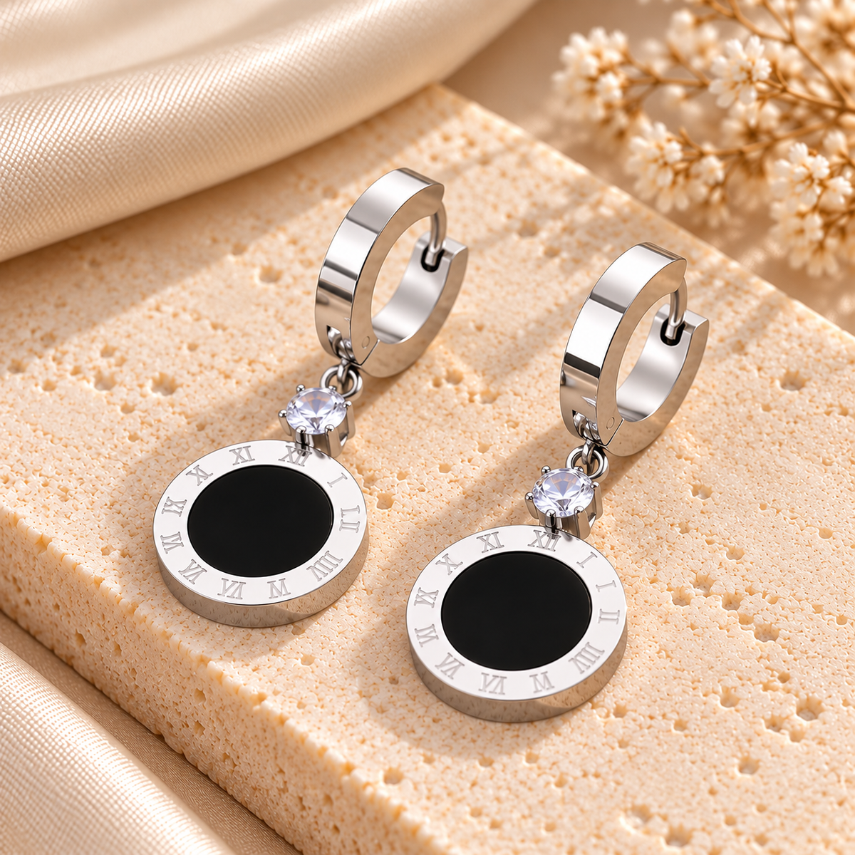 Luminou Halo Drop Earrings