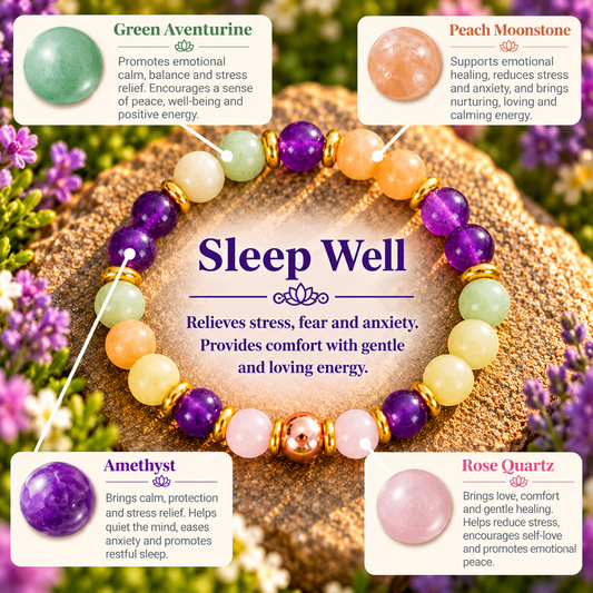 Sleep Well – Peace & Relaxation Bracelet