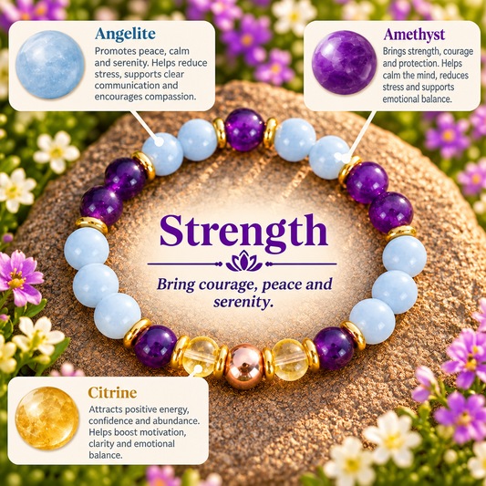 Strength – Courage & Serenity Bracelet